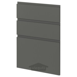 درب کابینت ماشین ظرفشویی 3 وجهی ایکیا مدل IKEA METOD رنگ خاکستری تیره وکستورپ