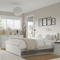 مبلمان اتاق خواب ست 4 عددی ایکیا مدل IKEA SONGESAND رنگ سفید