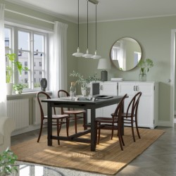 میز و 4 عدد صندلی ایکیا مدل IKEA NORDVIKEN / SKOGSBO رنگ مشکی