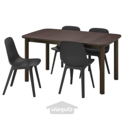میز و 4 عدد صندلی ایکیا مدل IKEA STRANDTORP / ODGER