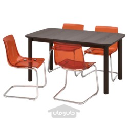 میز و 4 عدد صندلی ایکیا مدل IKEA STRANDTORP / TOBIAS