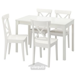 میز و 4 عدد صندلی ایکیا مدل IKEA EKEDALEN / INGOLF