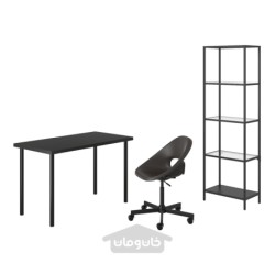 ترکیب میز تحریر و انباری ایکیا مدل IKEA LAGKAPTEN/ELDBERGET / VITTSJÖ
