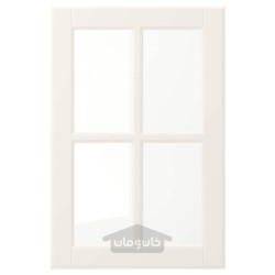 درب شیشه ای ایکیا مدل IKEA BODBYN رنگ مایل به سفید