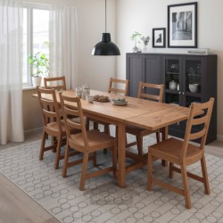 میز و 6 عدد صندلی ایکیا مدل IKEA NORDVIKEN / NORDVIKEN