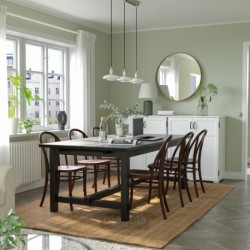 میز و 6 عدد صندلی ایکیا مدل IKEA NORDVIKEN / SKOGSBO رنگ مشکی