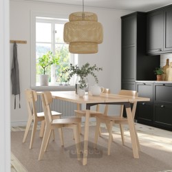 میز و 4 عدد صندلی ایکیا مدل IKEA YPPERLIG / LISABO