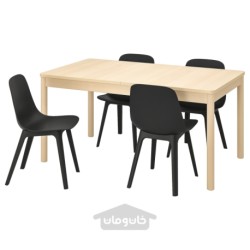 میز و 4 عدد صندلی ایکیا مدل IKEA RÖNNINGE / ODGER