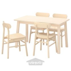 میز و 4 عدد صندلی ایکیا مدل IKEA NORRÅKER / RÖNNINGE