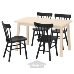 میز و 4 عدد صندلی ایکیا مدل IKEA NORRÅKER / NORRARYD