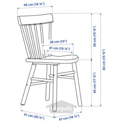 میز و 4 عدد صندلی ایکیا مدل IKEA NORRÅKER / NORRARYD