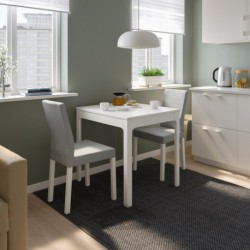 میز و 2 عدد صندلی ایکیا مدل IKEA EKEDALEN / KÄTTIL رنگ سفید