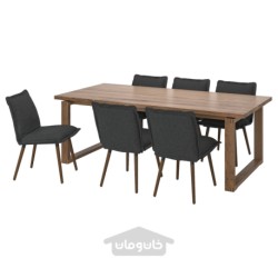 میز و 6 عدد صندلی ایکیا مدل IKEA MÖRBYLÅNGA / KLINTEN