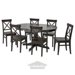 میز و 6 عدد صندلی ایکیا مدل IKEA INGATORP / INGOLF