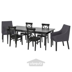 میز و 6 عدد صندلی ایکیا مدل IKEA INGATORP / INGOLF