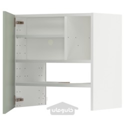 کابینت دیواری برای هود استخراج با قفسه/درب ایکیا مدل IKEA METOD رنگ سبز روشن استنسوند
