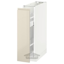 کابینت کف / اتصالات داخلی بیرون کش ایکیا مدل IKEA METOD رنگ سفید