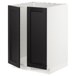 کابینت پایه سینک + 2 در ایکیا مدل IKEA METOD رنگ سفید