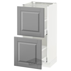 کابینت کف با 2 کشو ایکیا مدل IKEA METOD / MAXIMERA رنگ سفید