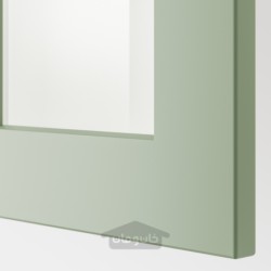 کابینت دیواری با 2 درب شیشه ای / 2 کشو ایکیا مدل IKEA METOD / MAXIMERA