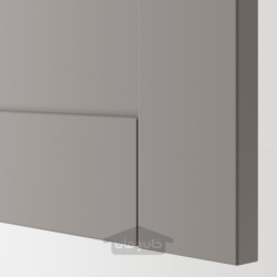 کابینت بلند برای یخچال/فریزر با درب ایکیا مدل IKEA ENHET رنگ قاب خاکستری درب