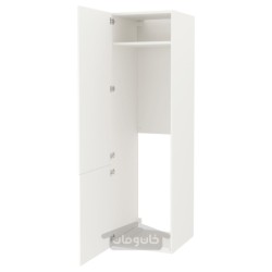 کابینت بلند برای یخچال/فریزر با درب ایکیا مدل IKEA ENHET رنگ درب سفید
