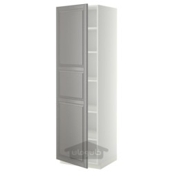 کابینت بلند با قفسه ایکیا مدل IKEA METOD رنگ سفید