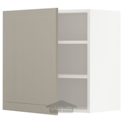 کمد دیواری با قفسه ایکیا مدل IKEA METOD رنگ سفید