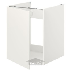 کابینت کف برای سینک/درب ایکیا مدل IKEA ENHET رنگ درب سفید