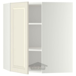 کابینت دیواری گوشه ای با قفسه ایکیا مدل IKEA METOD رنگ سفید