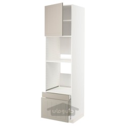 کابینت بلند برای فر/ترکیب اجاق با درب/2 کشو ایکیا مدل IKEA METOD / MAXIMERA رنگ سفید