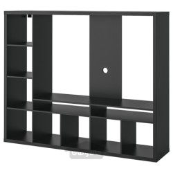 واحد ذخیره سازی تلویزیون ایکیا مدل IKEA LAPPLAND رنگ سیاه قهوه ای