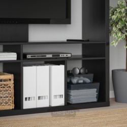 واحد ذخیره سازی تلویزیون ایکیا مدل IKEA LAPPLAND رنگ سیاه قهوه ای