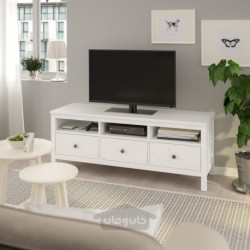 میز تلویزیون ایکیا مدل IKEA HEMNES رنگ لکه سفید