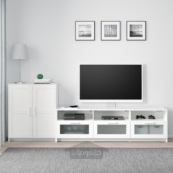 ترکیب ذخیره سازی تلویزیون ایکیا مدل IKEA BRIMNES