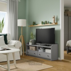 میز تلویزیون ایکیا مدل IKEA HAUGA رنگ خاکستری