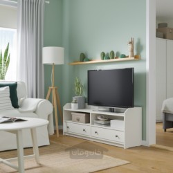 میز تلویزیون ایکیا مدل IKEA HAUGA رنگ سفید