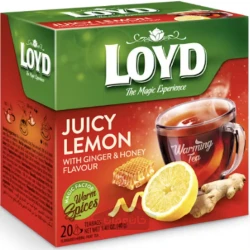 چای لیمو با زنجیل و عسل لوید 40 گرم Loyd