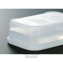 ظرف نگهداری غذا درب دار کم عمق پلاستیکی مدل ID-501 ساخت ژاپن