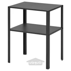 میز کنار تخت مشکی ایکیا 42x34 سانتی متر مدل IKEA KNARREVIK