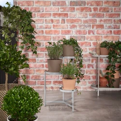 پایه گلدان خاکستری روشن داخل/خارج ایکیا 58 سانتی متر IKEA OLIVBLAD