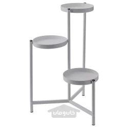 پایه گلدان خاکستری روشن داخل/خارج ایکیا 58 سانتی متر IKEA OLIVBLAD