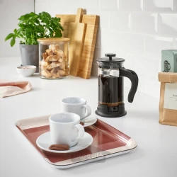 سینی طرح دار ایکیا 20×28 سانتی متر مدل IKEA RODKNOT