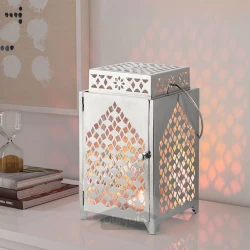 فانوس خاکستری ایکیا 32 سانتی متر مدل IKEA GOKVALLA