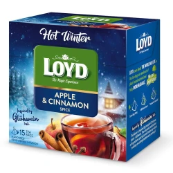 چای میوه ای لوید طعم سیب و دارچین 15 عددی 45 گرم LOYD