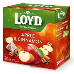چای میوه ای لوید طعم سیب و دارچین 20 عددی 45 گرم LOYD
