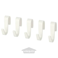 قلاب سفید ایکیا بسته 5 عددی مدل IKEA SUNNERSTA