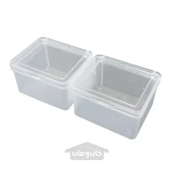 جعبه نظم دهنده دو برابر شفاف دو تایی ساخت ژاپن