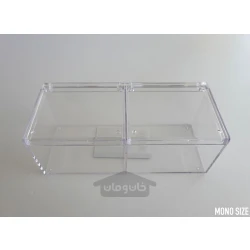 جعبه نظم دهنده شفاف دوتایی ساخت ژاپن