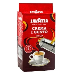 پودر قهوه کرما ا گوستا ریکو لاوازا 250 گرم LAVAZZA